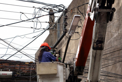 Instalação de lâmpadas de LED no bairro São Vicente é concluída