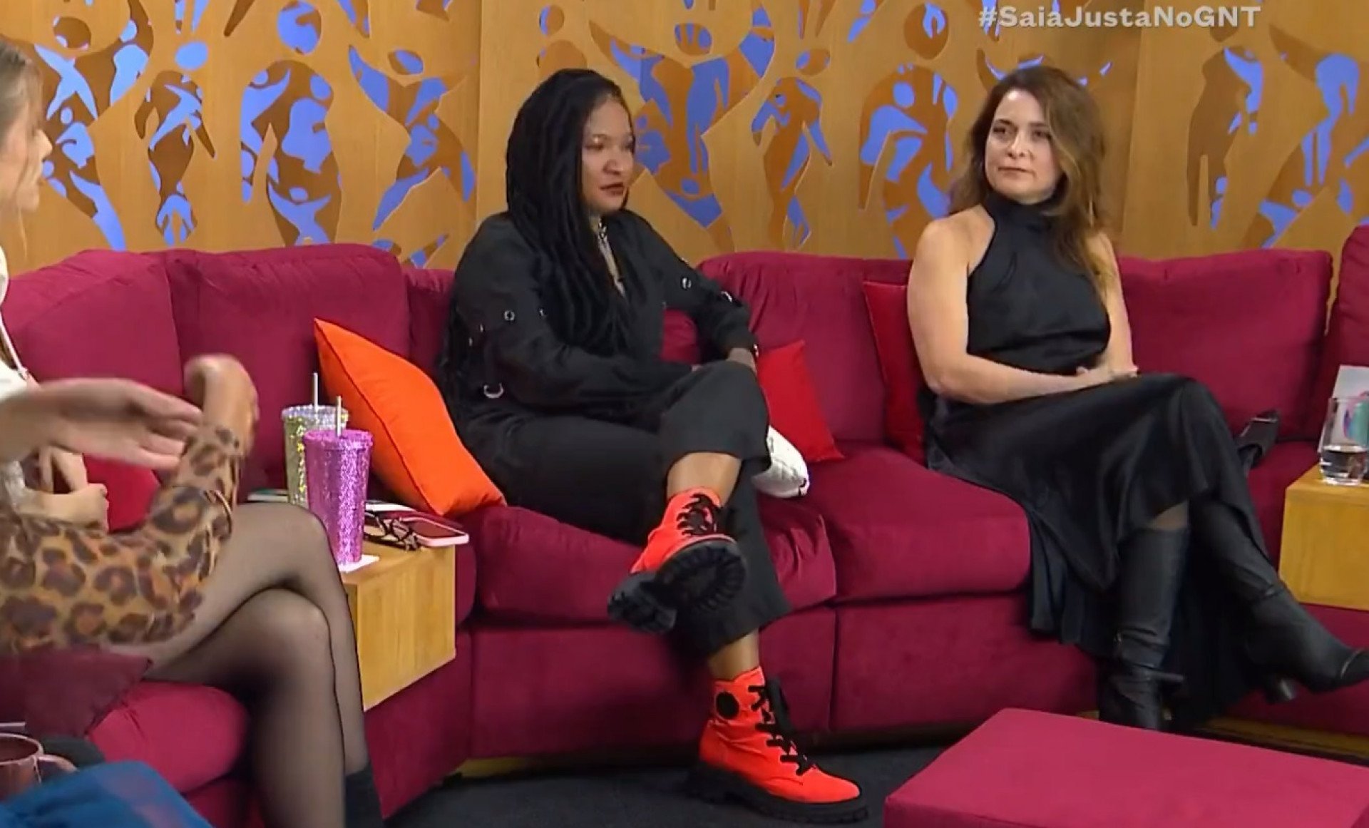 Claudia Raia participa do 'Saia Justa', do GNT - Reprodução de vídeo