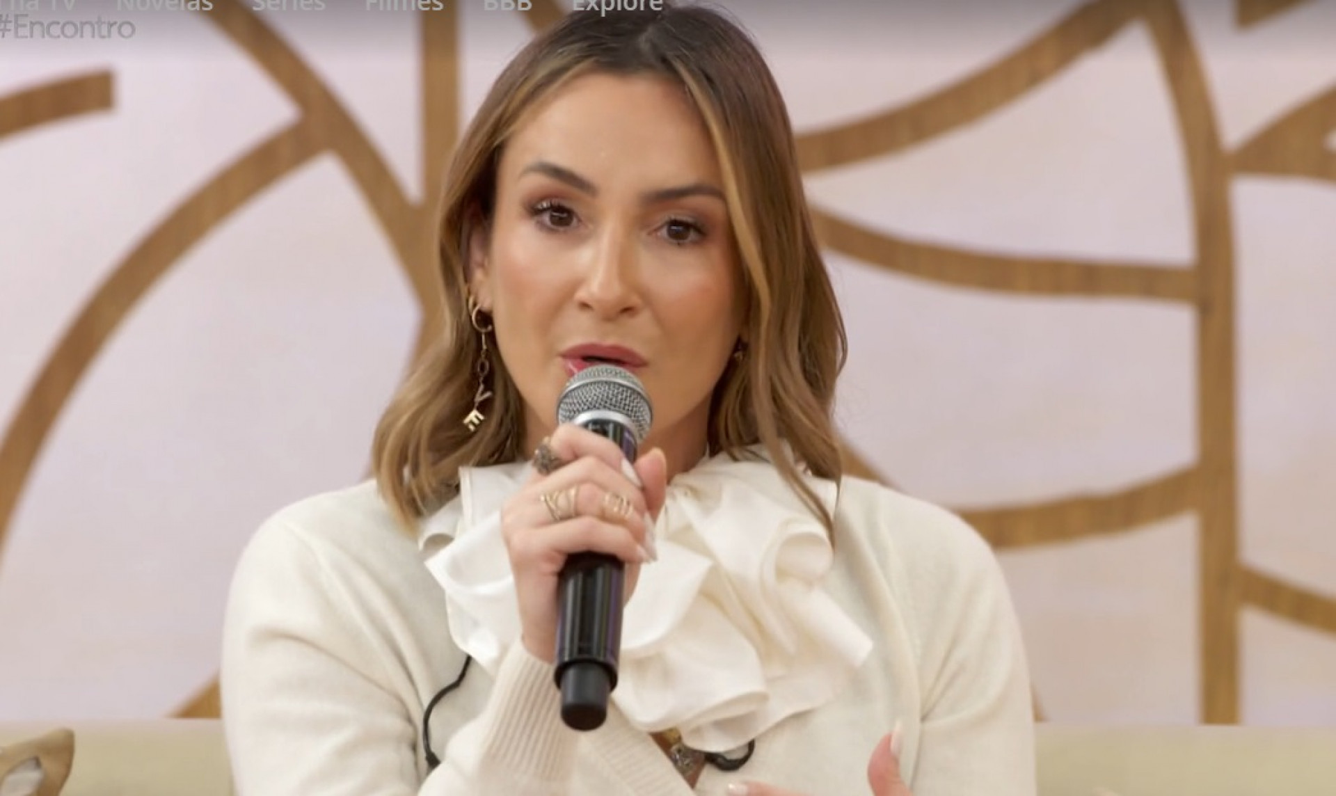 Claudia Leitte revela que foi vítima de importunação sexual  - Reprodução de vídeo / TV Globo