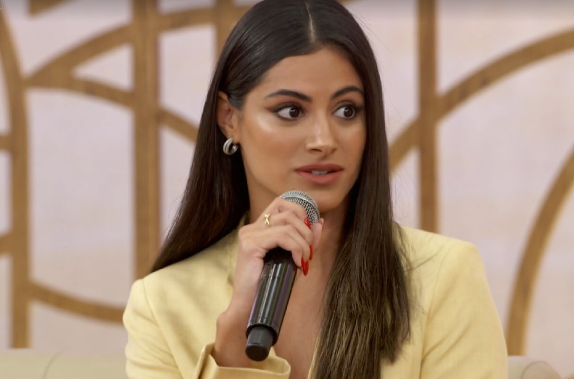 Leticia Salles revela que foi vítima de importunação sexual  - Reprodução de vídeo / TV Globo