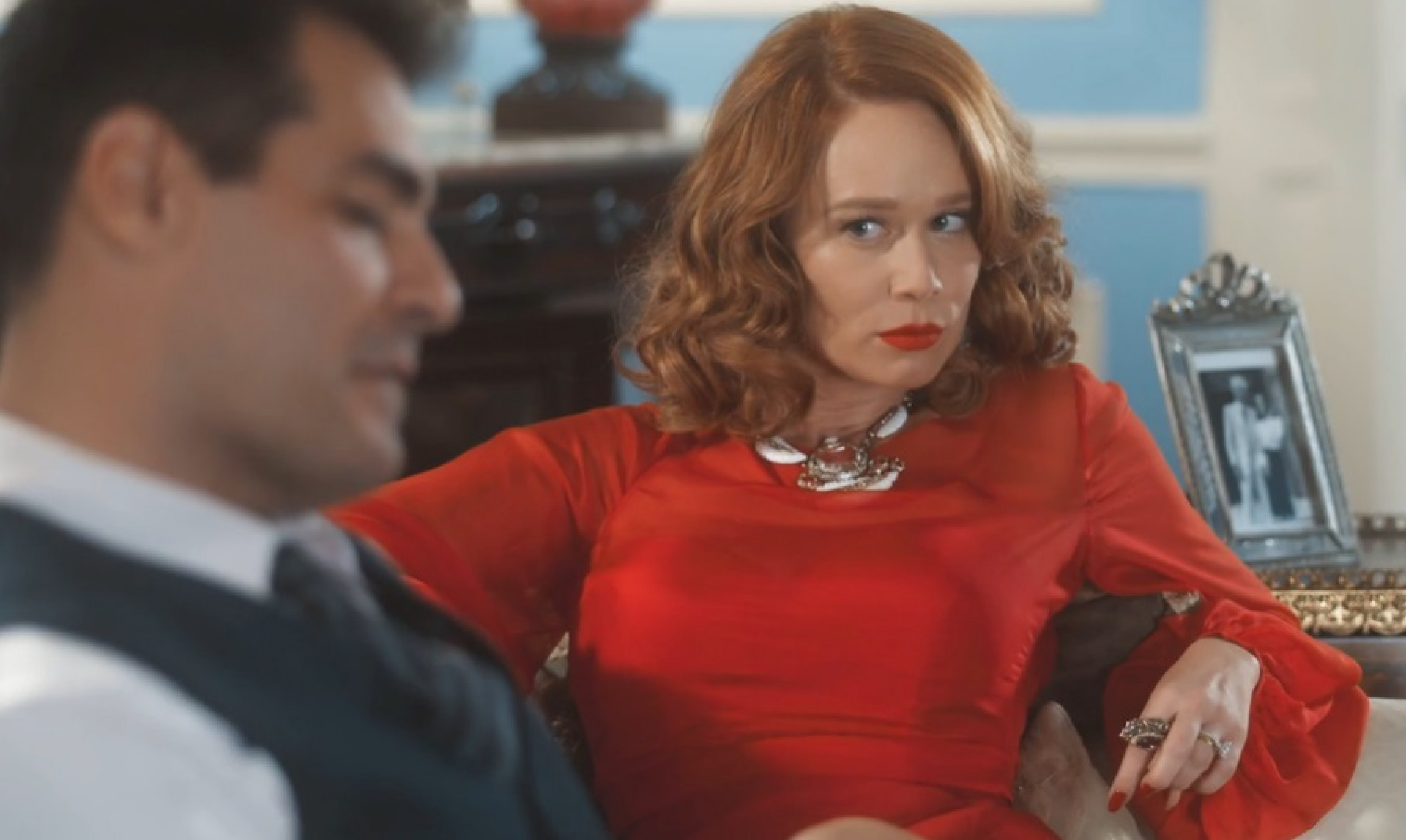 Gilda (Mariana Ximenes) e Gaspar (Thiago Lacerda) - Reprodução de vídeo / TV Globo