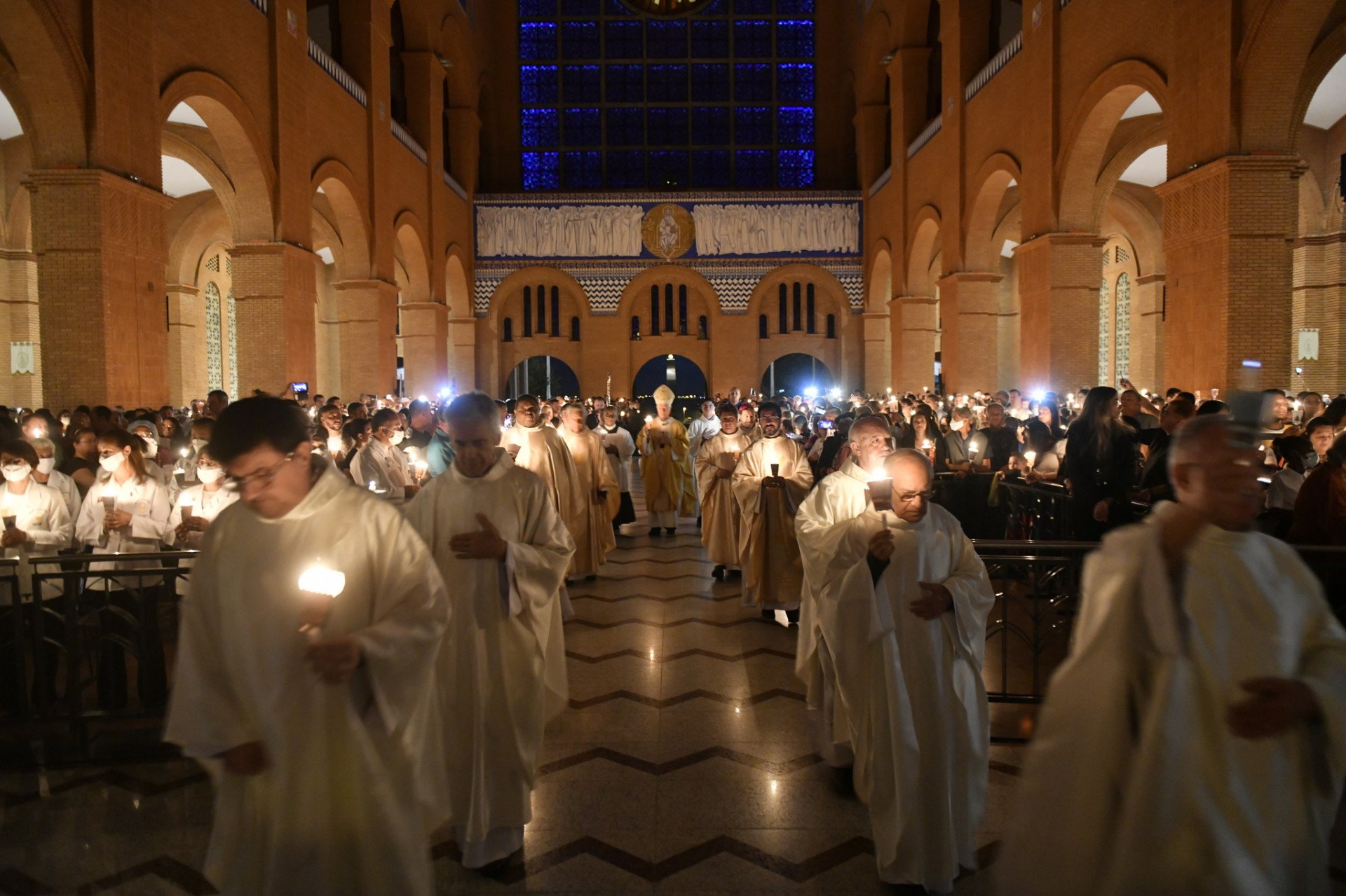 Vigília Pascal no Santuário Nacional de Aparecida - Divulgação