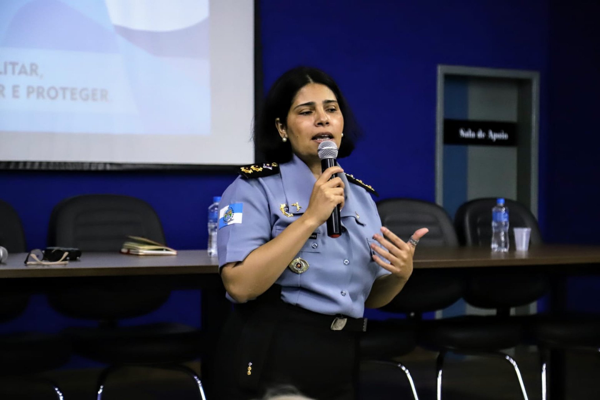 Tenente-coronel Cl&aacute;udia Moraes - Edgar Maciel