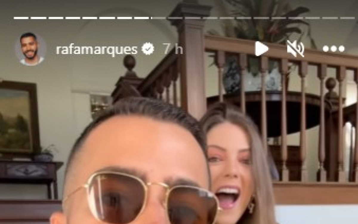 Rafa Marques e a esposa Pati Guerra