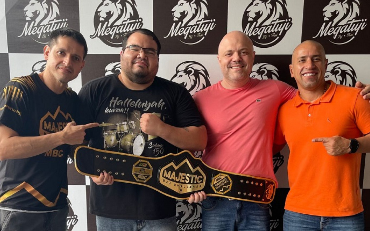 Quarteto de organizadores do Majestic BJJ Challenge