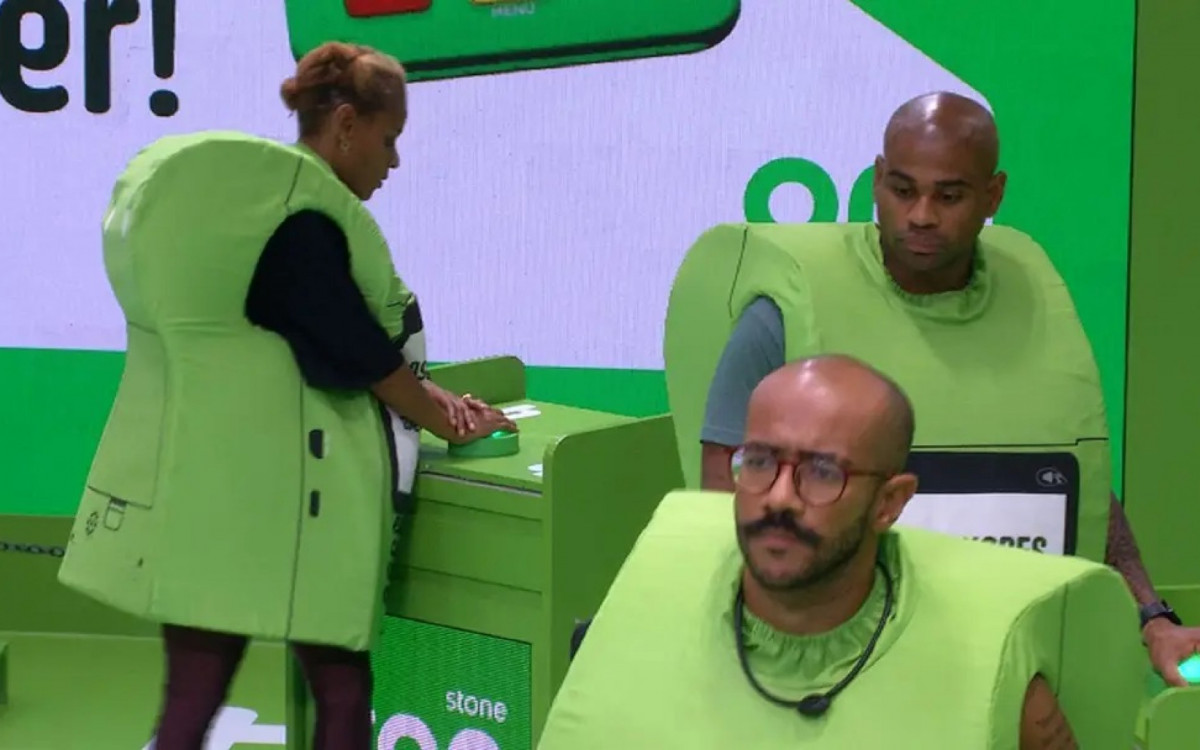 Aline Wirley, Cezar e Ricardo seguem na prova de resistência - Reprodução de vídeo / TV Globo