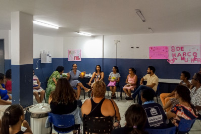 Combate à violência contra a mulher é tema de roda de conversa em Mesquita