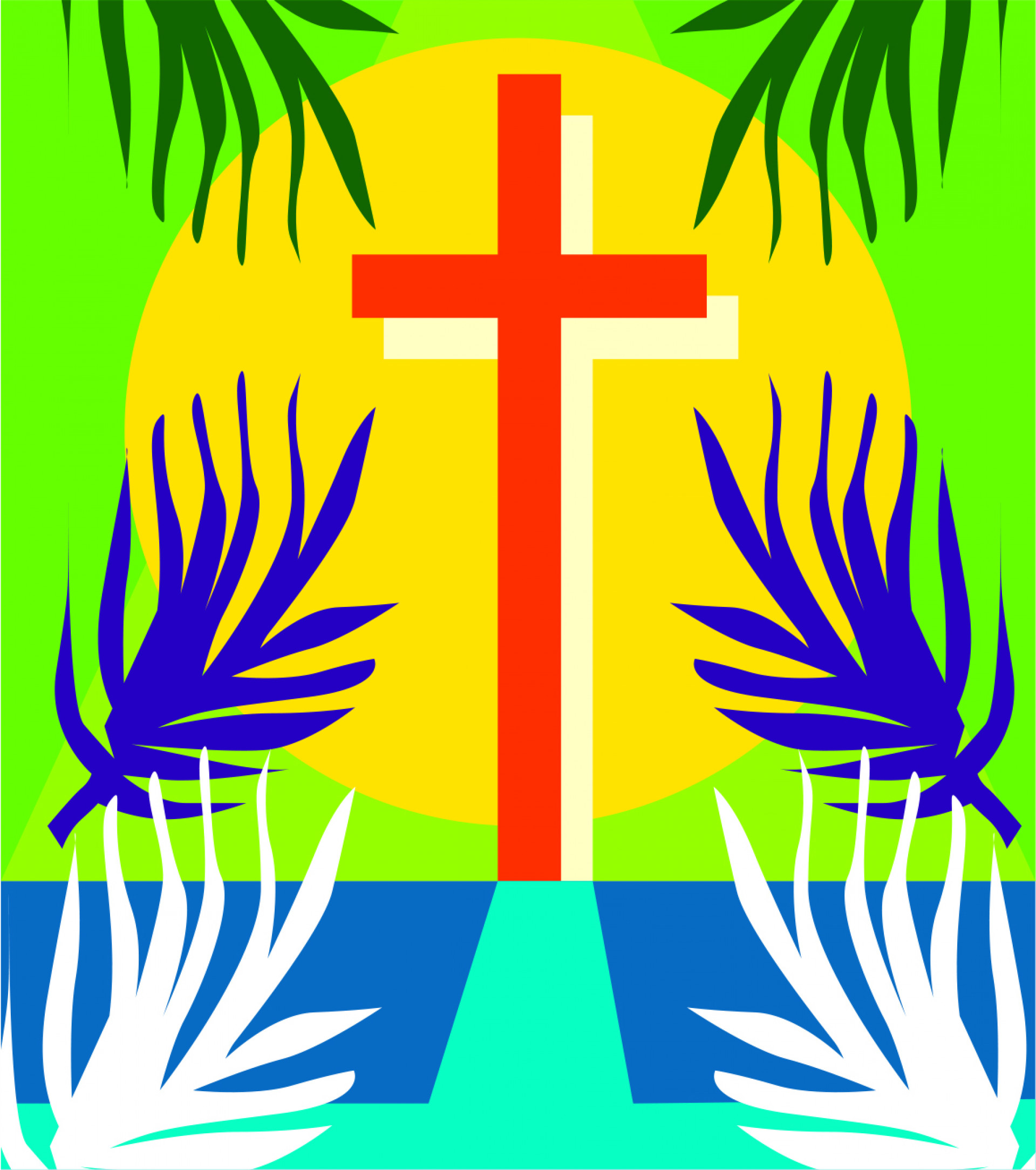 Arte coluna Padre Omar 01 abril