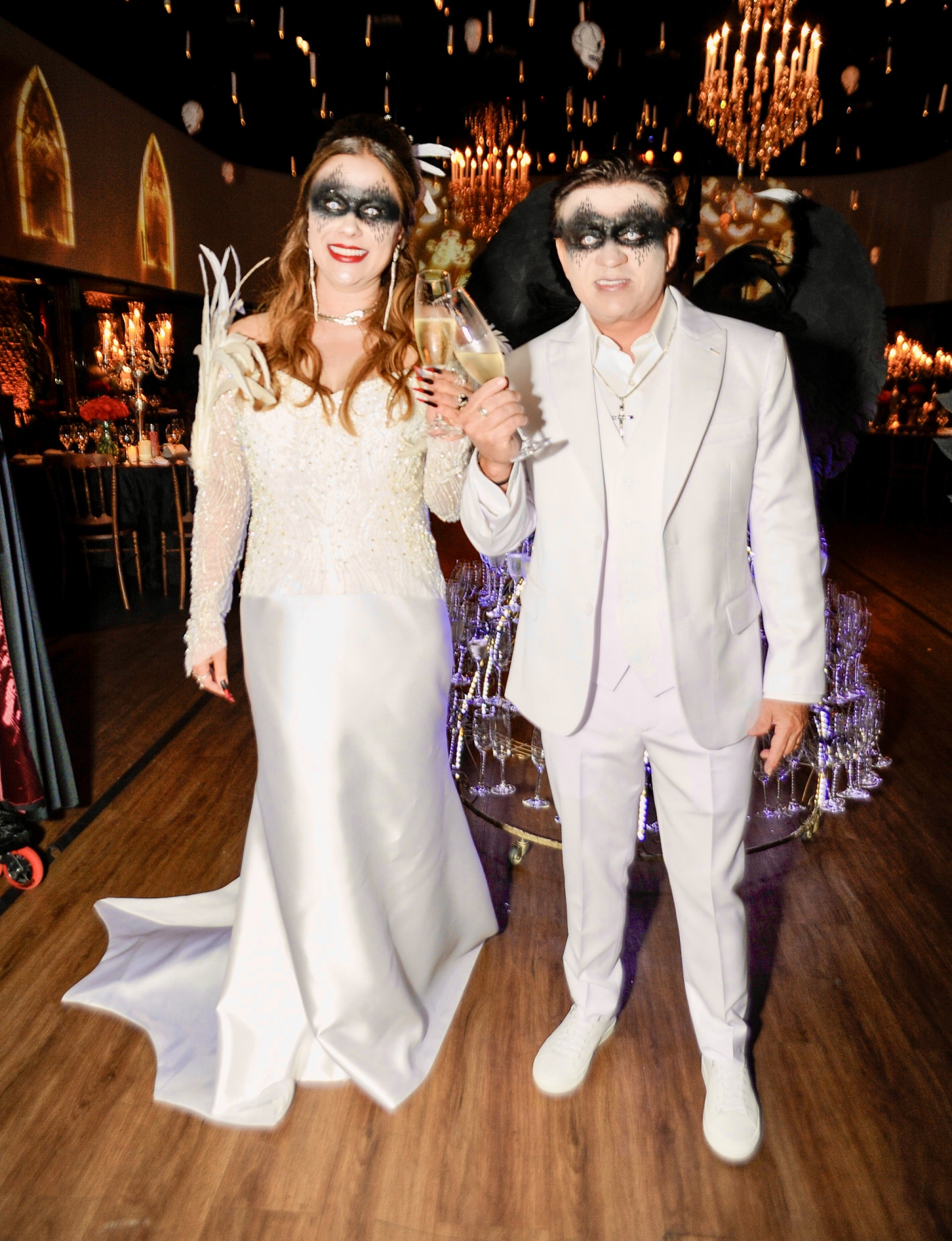 Chitãozinho e a mulher, Márcia - Eduardo Martins / Agnews 