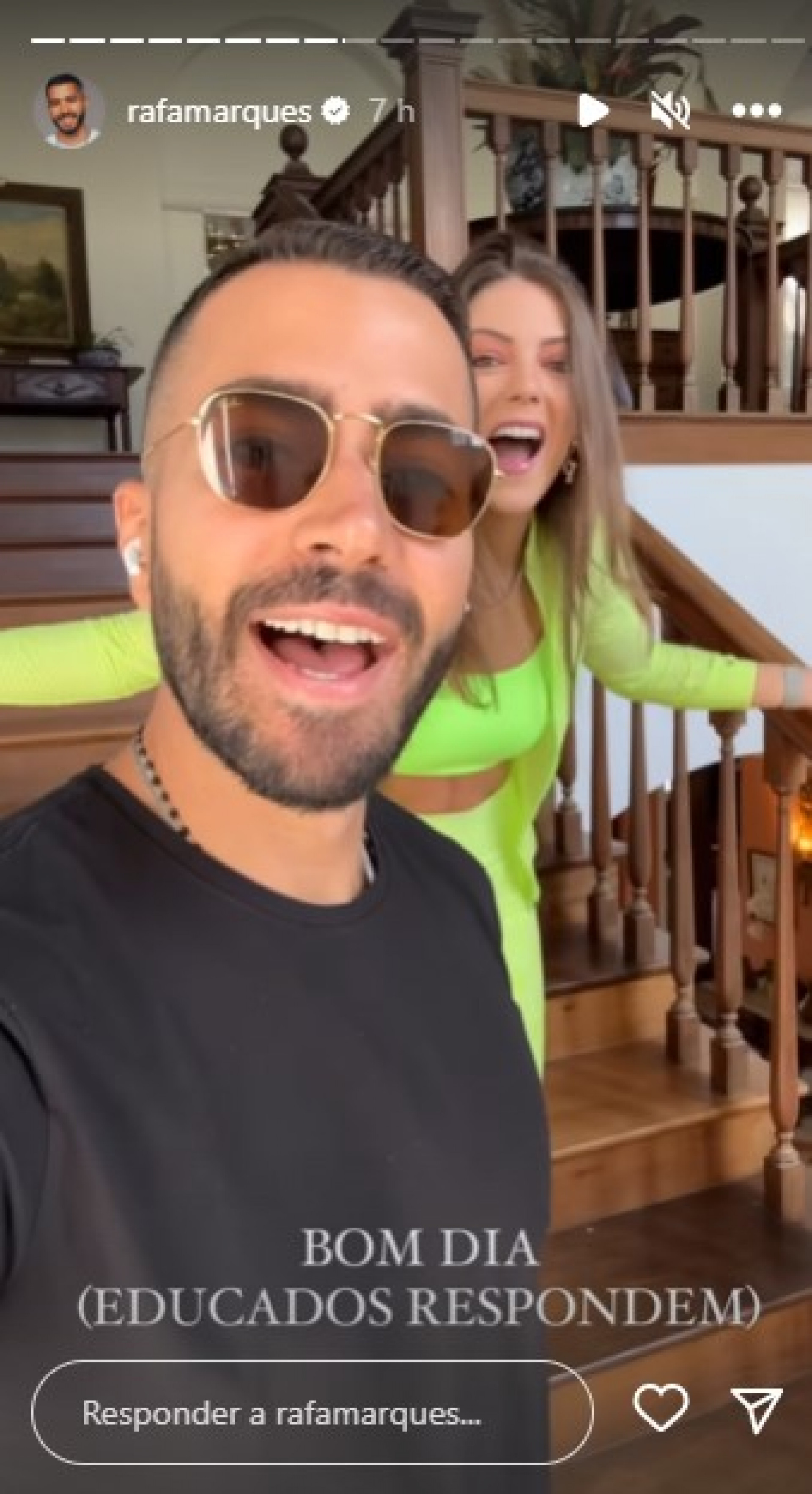 Rafa Marques e a esposa Pati Guerra - Reprodução/Instagram