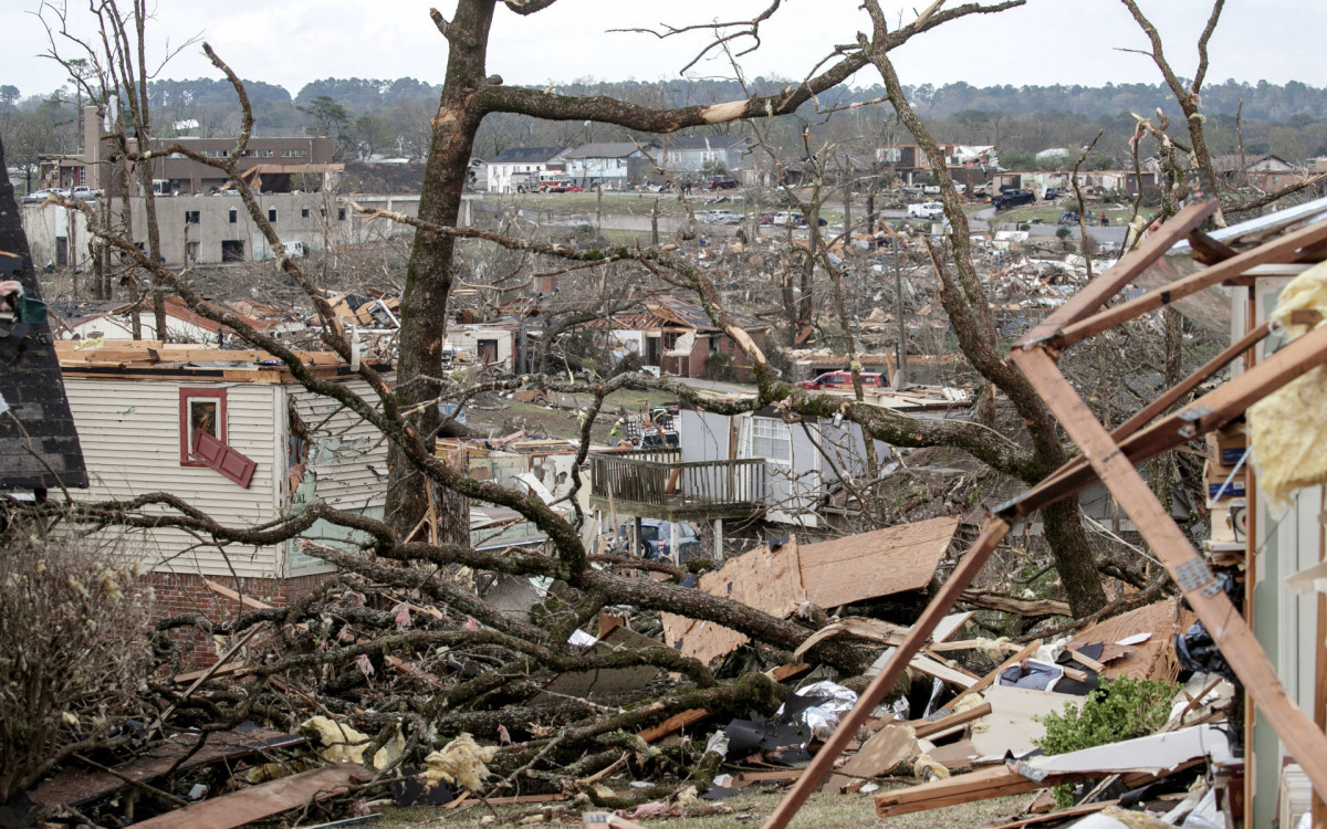 Governadora do Arkansas declarou estado de emergência geral