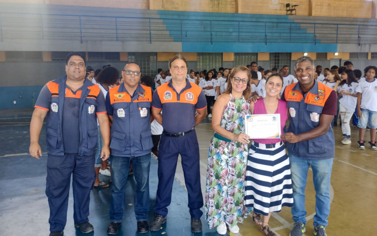 A&ccedil;&atilde;o do projeto Escolas Seguras atendeu cerca de 580 alunos e funcion&aacute;rios