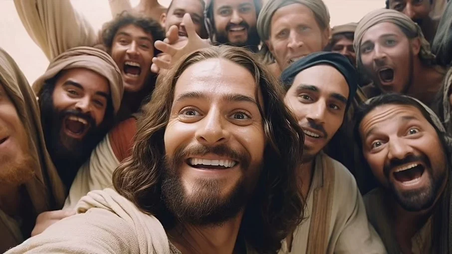 Homem usa IA para criar selfies da Última Ceia e outras cenas históricas; Confira!