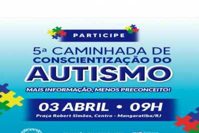 Dia será marcado com caminhada pela Conscientização do Autismo