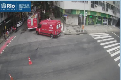 Incêndio em prédio em Copacabana assusta moradores