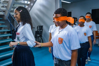 Belford Roxo realiza palestra sobre acessibilidade para deficientes visuais