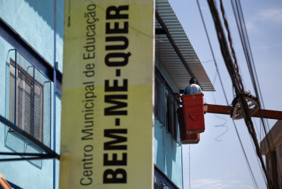 Escola afetada por fortes chuvas passa por obras em Volta Redonda