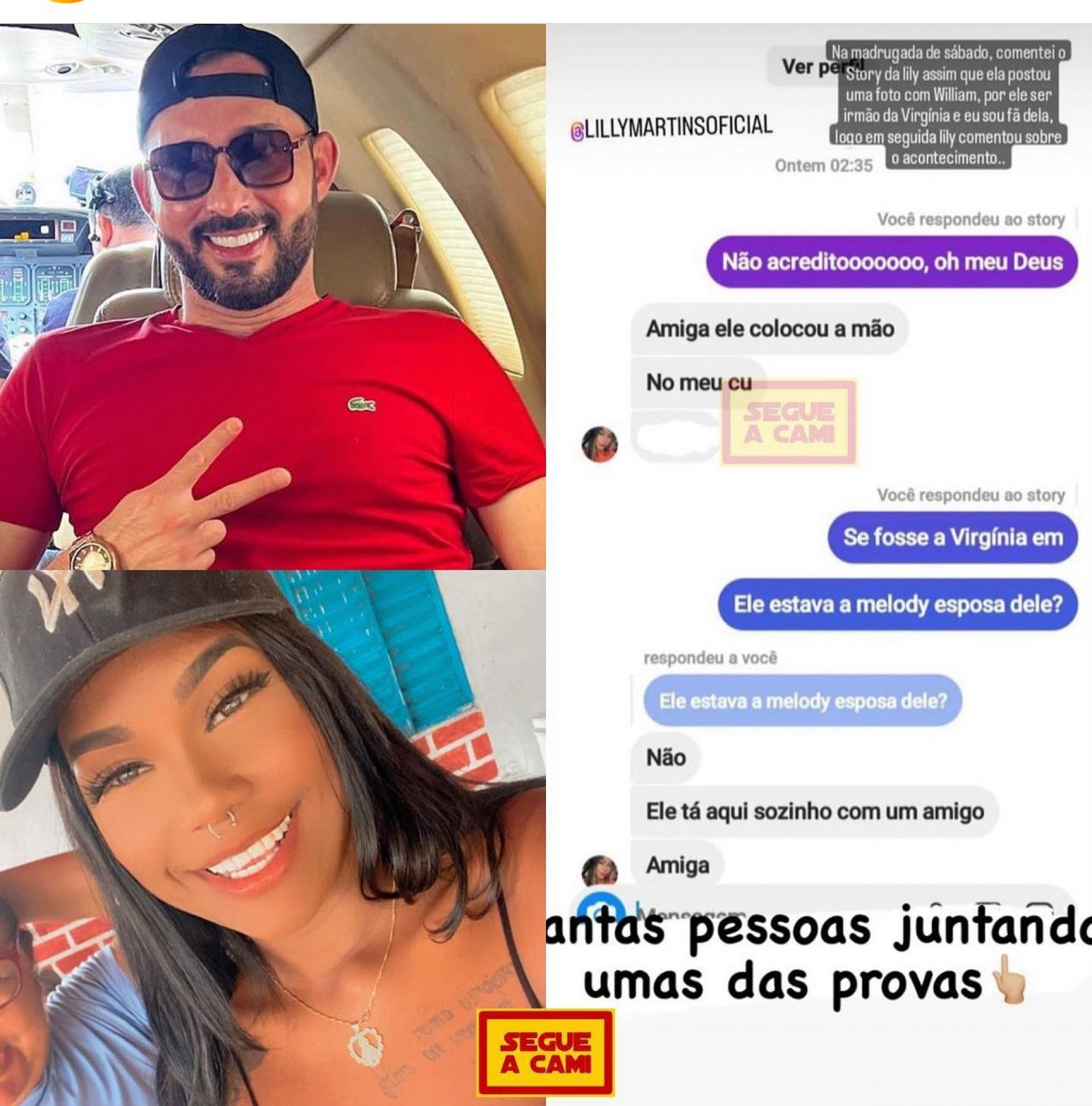 Caso Willian Gusmão - Irmão de Virginia Fonseca e Lilly - Reprodução Internet