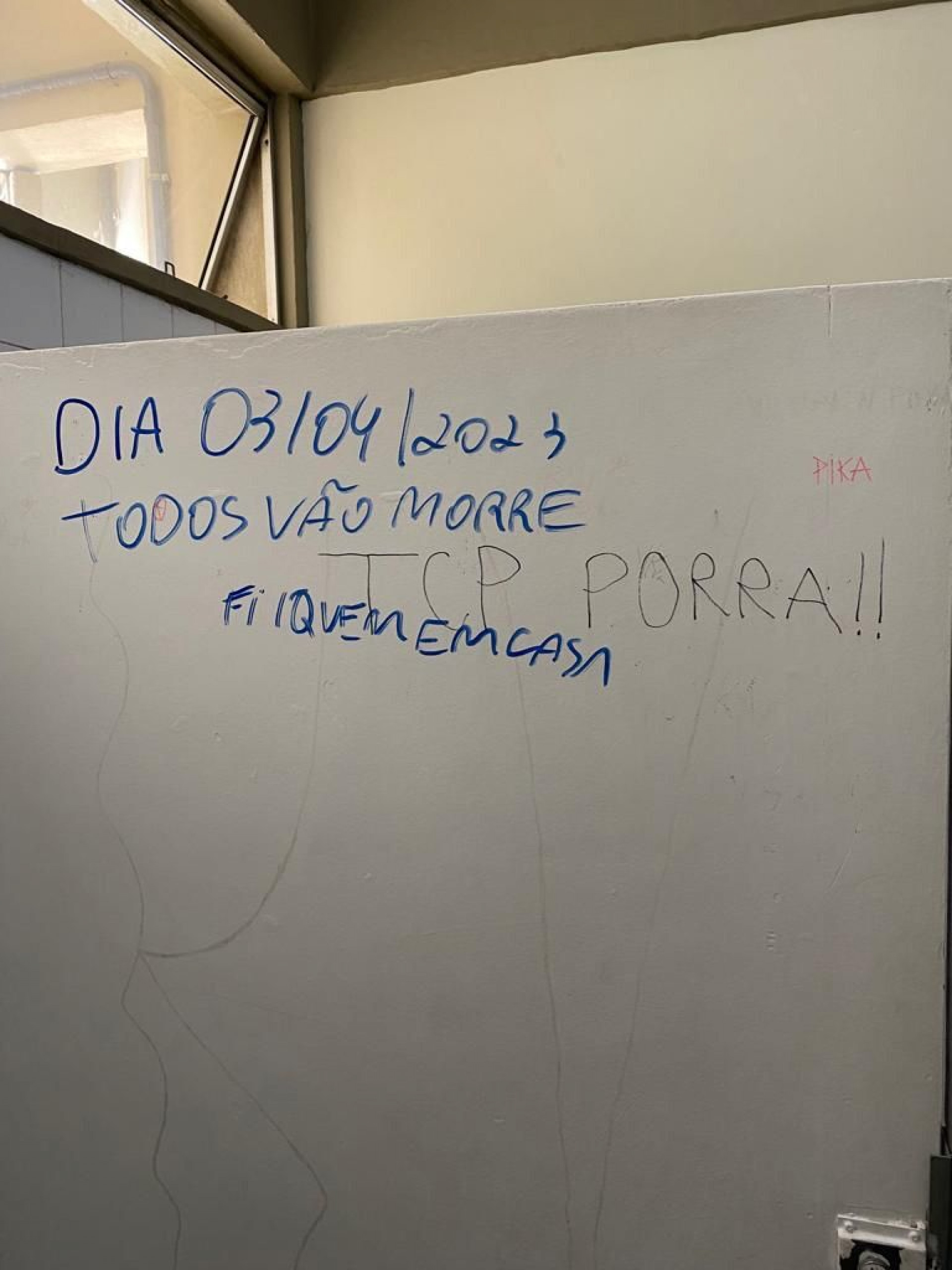 Uma das imagens vinculadas de ameaça aos profissionais do Campus Nilópolis/IFRJ  - Reprodução
