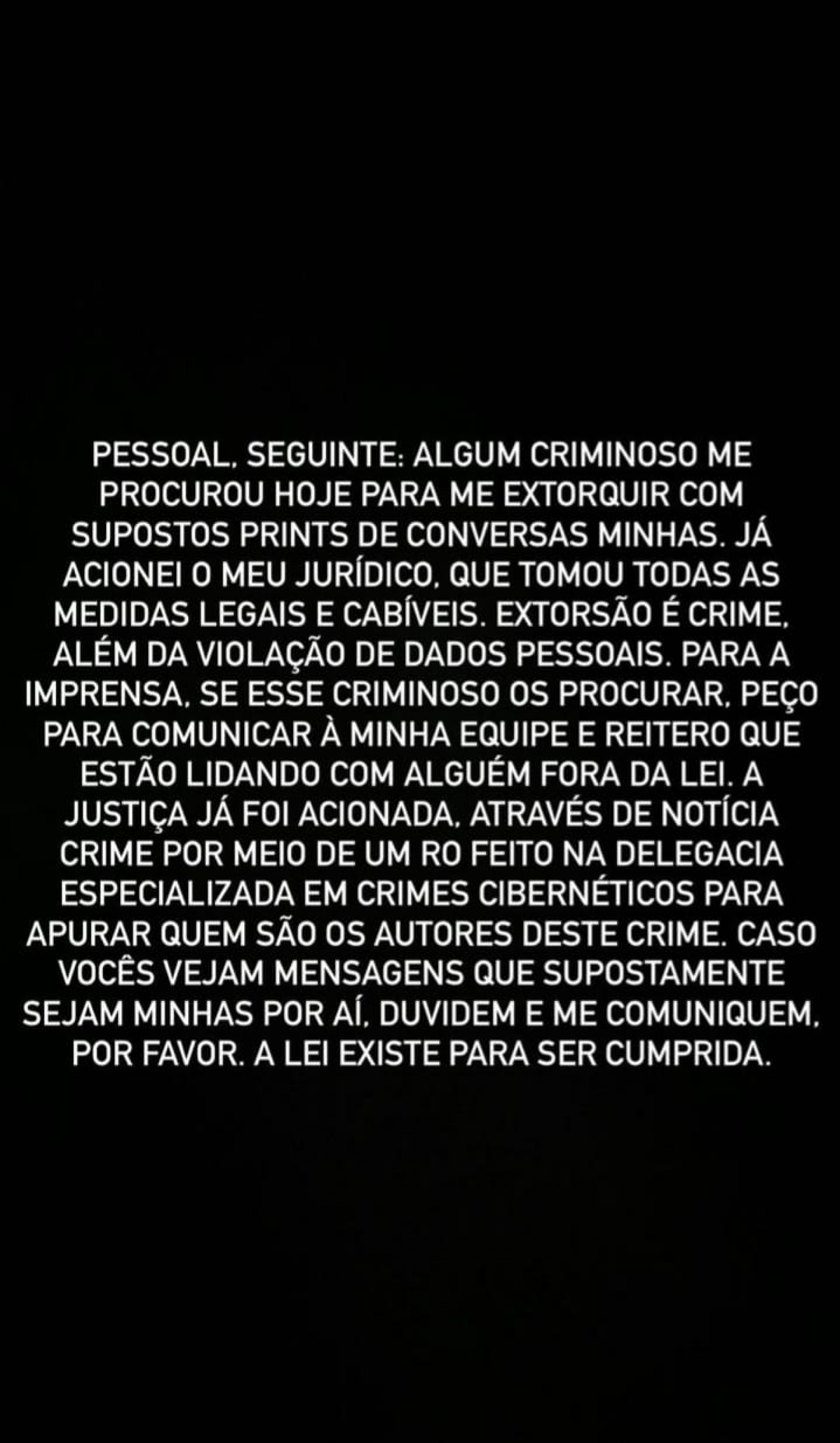 Larissa Manoela é alvo de tentativa de extorsão - Reprodução/Instagram