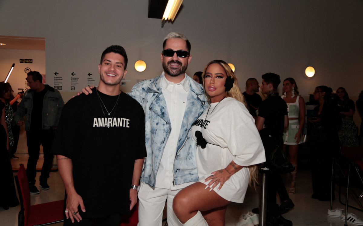 Arthur Aguiar, Eduardo Amarante e Rafaella Santos