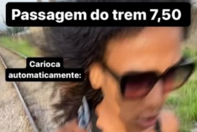 SuperVia registra notícia-crime contra influenciadora que publicou vídeo dando calote em estação