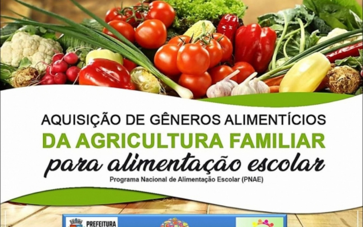 Chamada p&uacute;blica para merenda escolar acontece dia 11 de abril