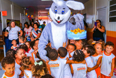 Escolas e creches municipais comemoram a Páscoa em Belford Roxo
