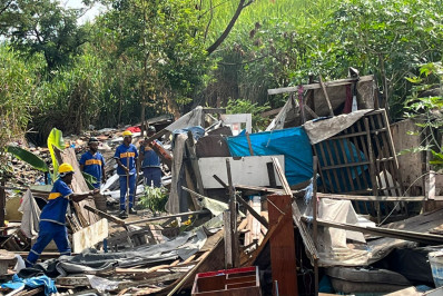 Seop realiza a demolição de estruturas em ocupação irregular na Zona Norte