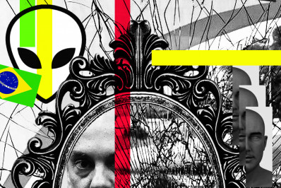 Máscaras sobrepostas