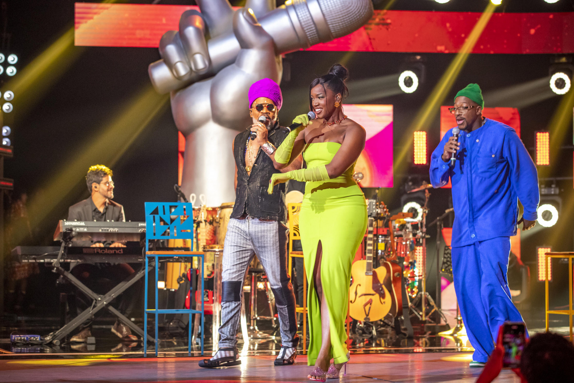 Técnicos se apresentam no 'The Voice Kids' - Globo / Divulgação