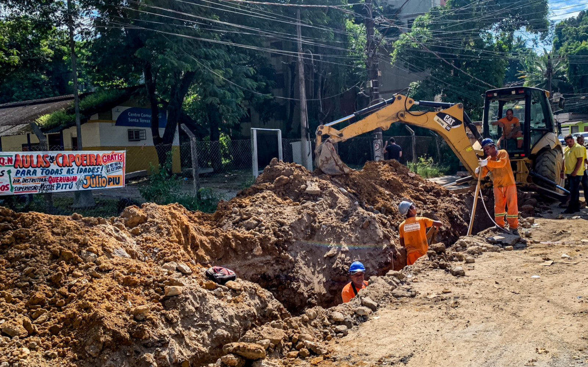 As obras no bairro ir&atilde;o contemplar mais de 3,5 km de ruas com drenagem, saneamento e pavimenta&ccedil;&atilde;o

