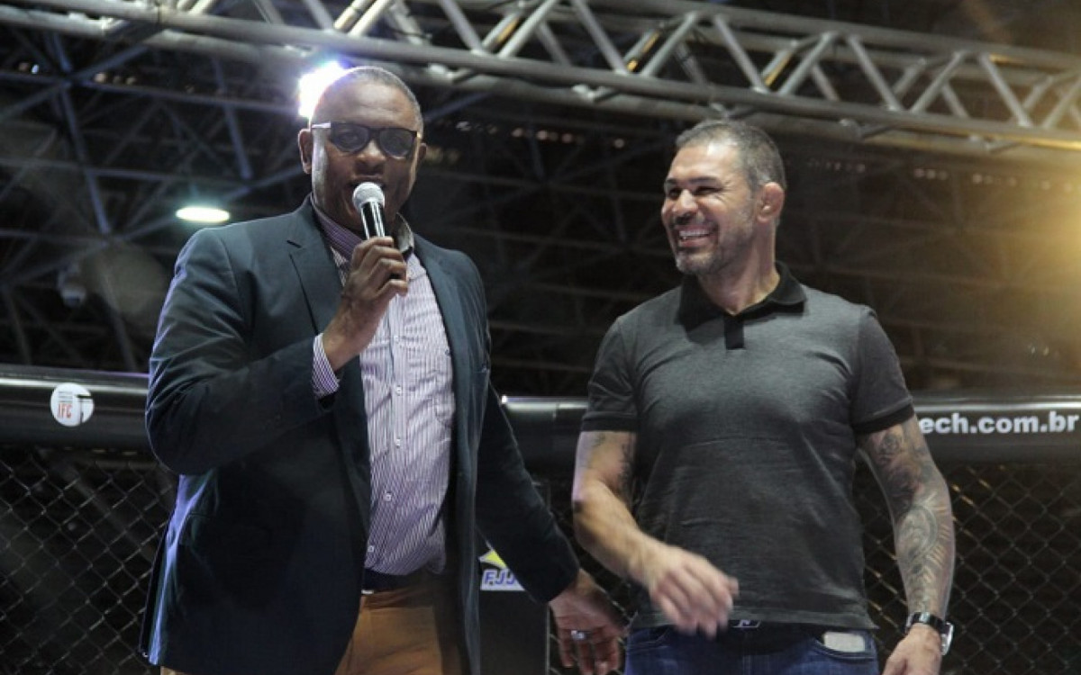 Carl&atilde;o Barreto e Rodrigo Minotauro, presidente e dirigente da CBMMAD, respectivamente 