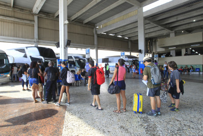 Rodoviária do Rio prevê movimentação de 192 mil pessoas durante feriadão do Dia do Trabalhador