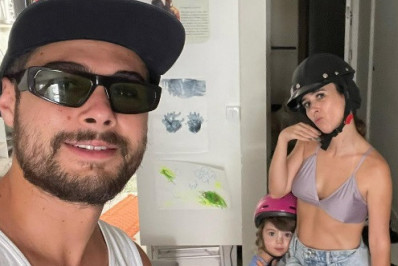 Após boatos sobre crise no casamento, Tatá Werneck explica motivo de Rafa Vitti publicar foto em família