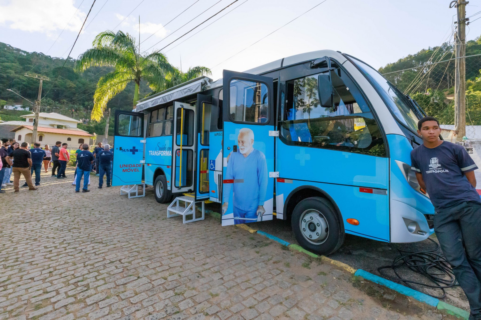 Ônibus da saúde é resultado de um investimento de mais de R$1.150 mil de recursos próprios da Saúde - Bruno Nepomuceno / Prefeitura de Teresópolis