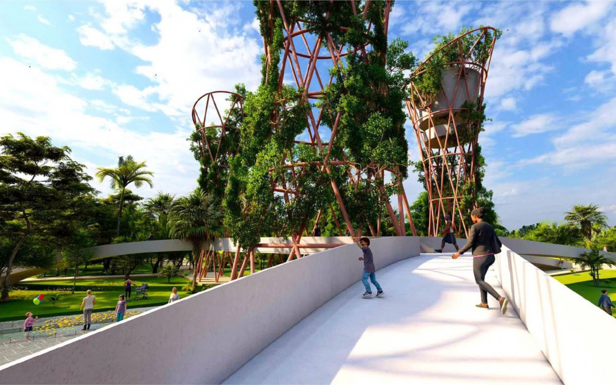 Parque ter&aacute; rampas para travessia