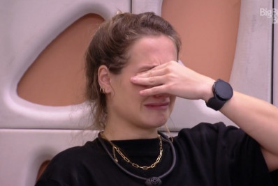 Bruna Griphao chora após discussão com Cezar:  'Não estou mais aguentando isso daqui'
