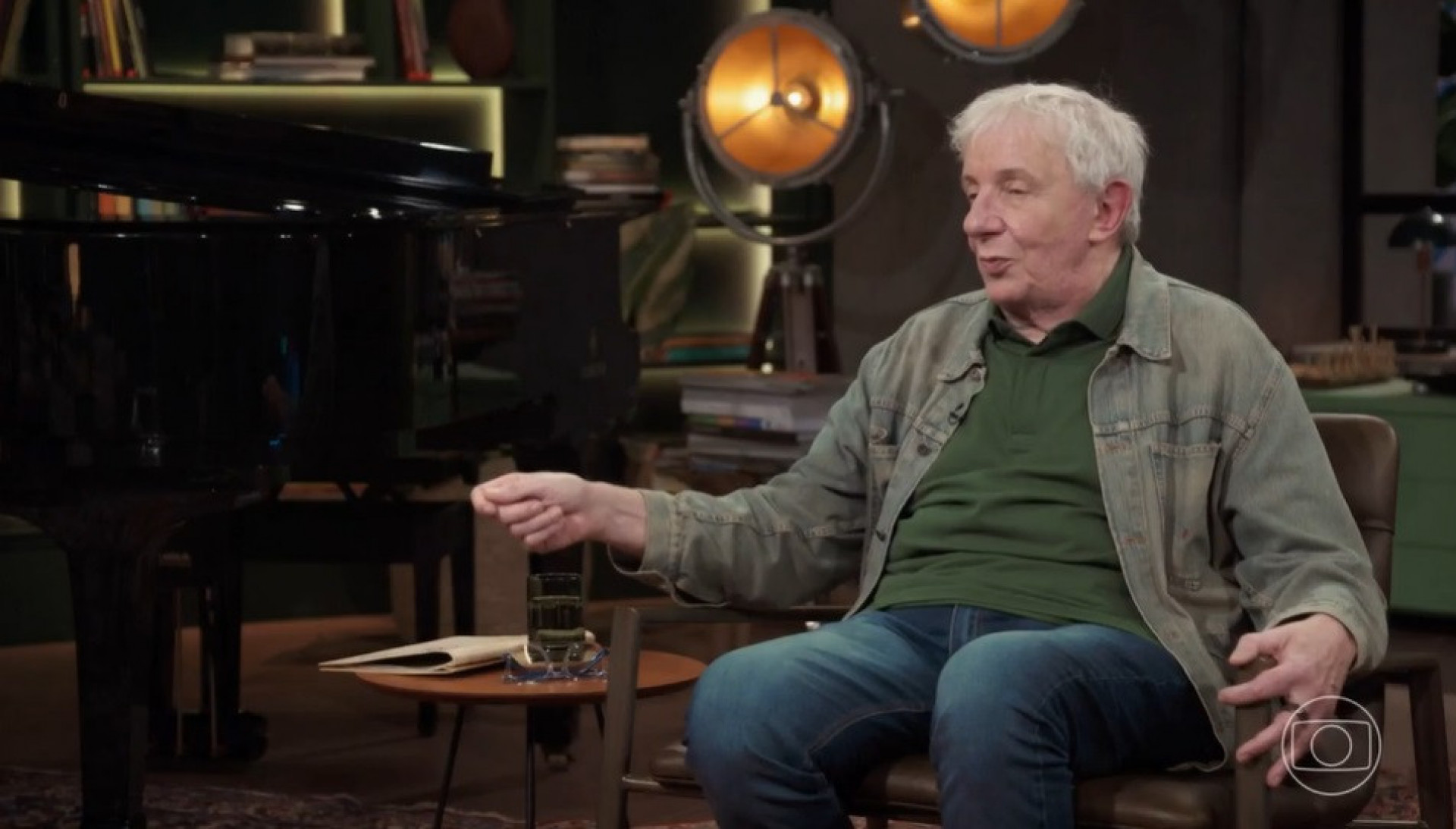 Marco Nanini participa do 'Conversa com Bial' - Reprodução da TV Globo