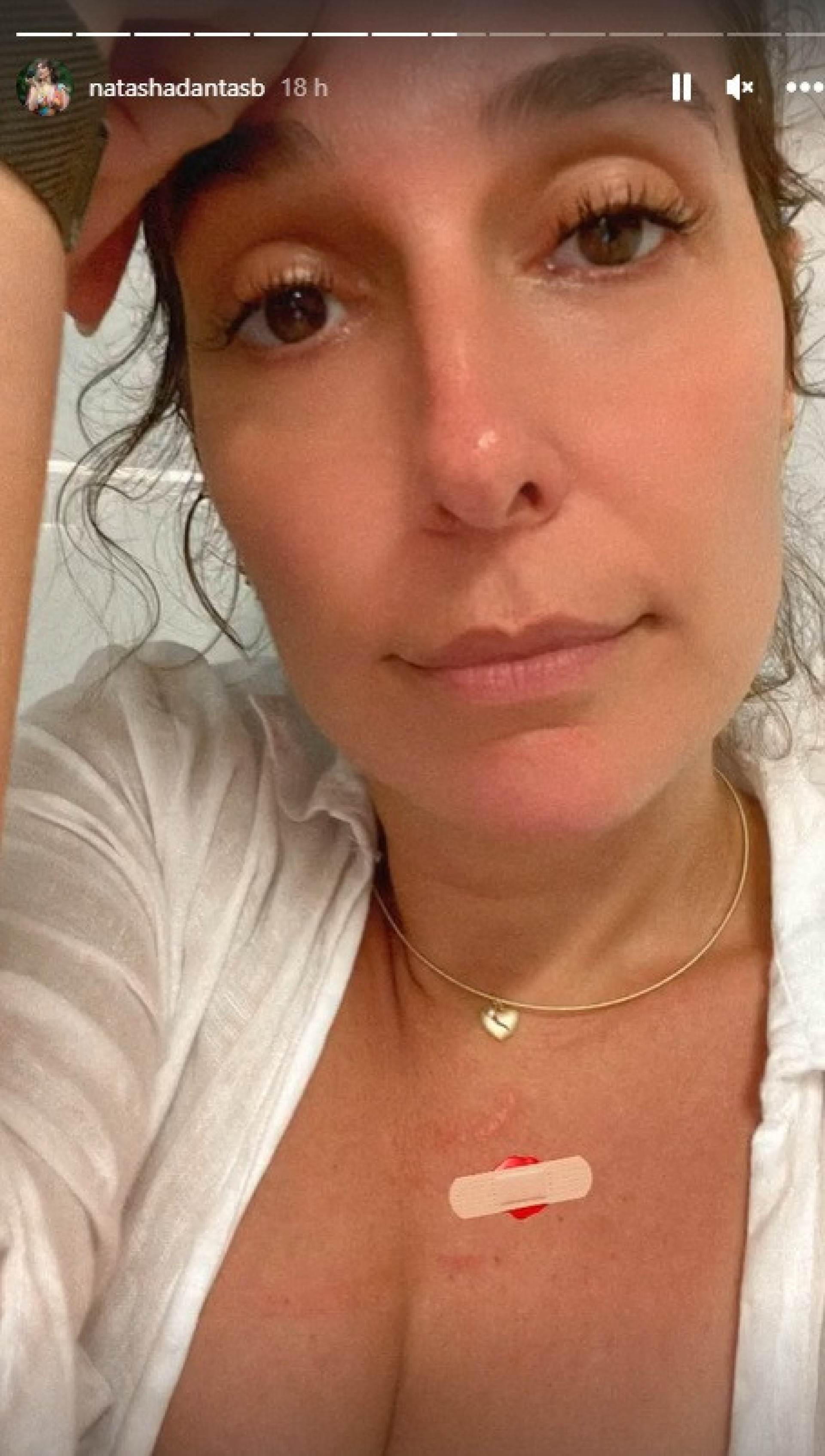 Natasha Dantas lamenta após ser assaltada no Rio - Reprodução do Instagram 