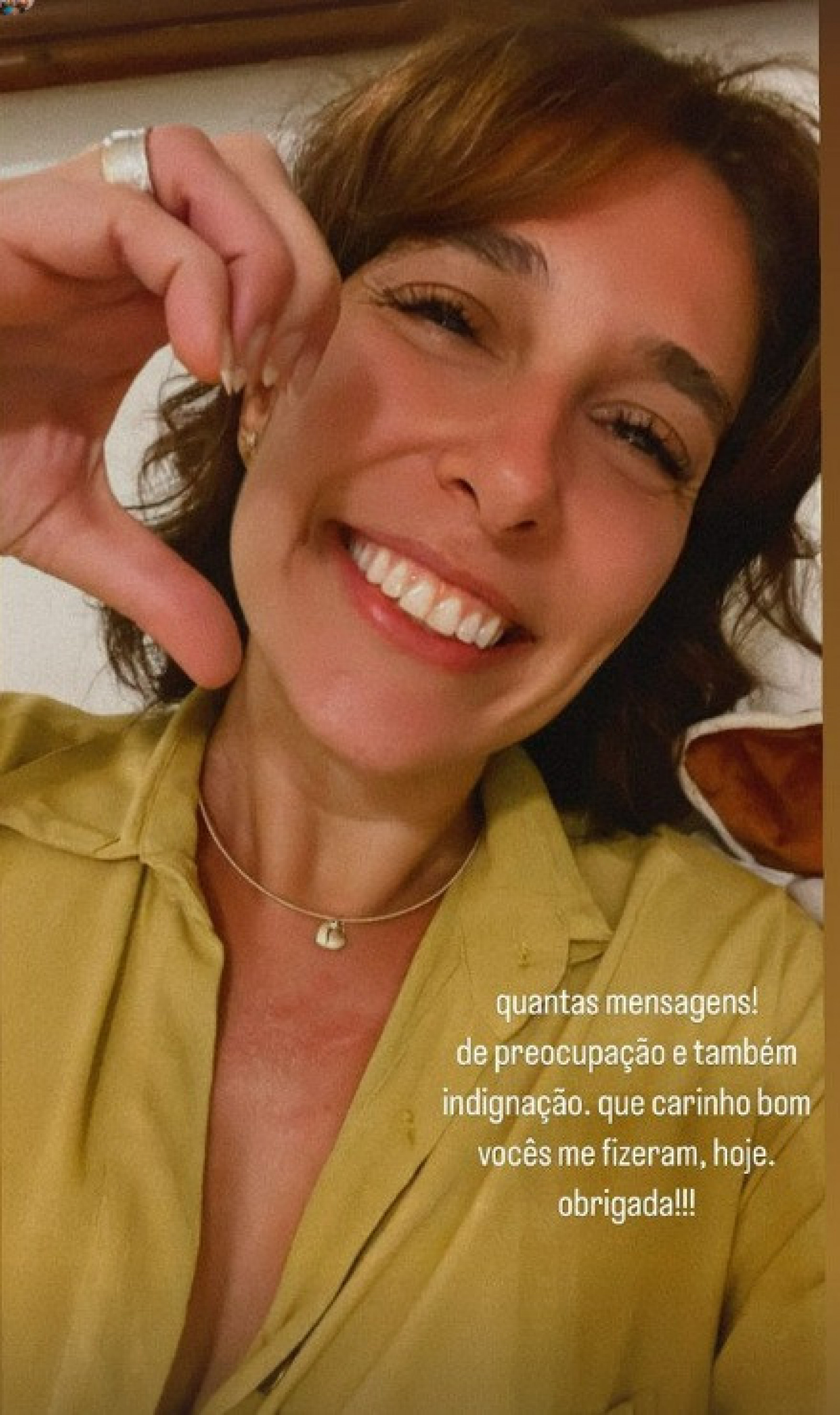 Natasha Dantas lamenta após ser assaltada no Rio - Reprodução do Instagram 