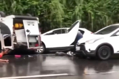 Engavetamento com nove vítimas em Mangaratiba