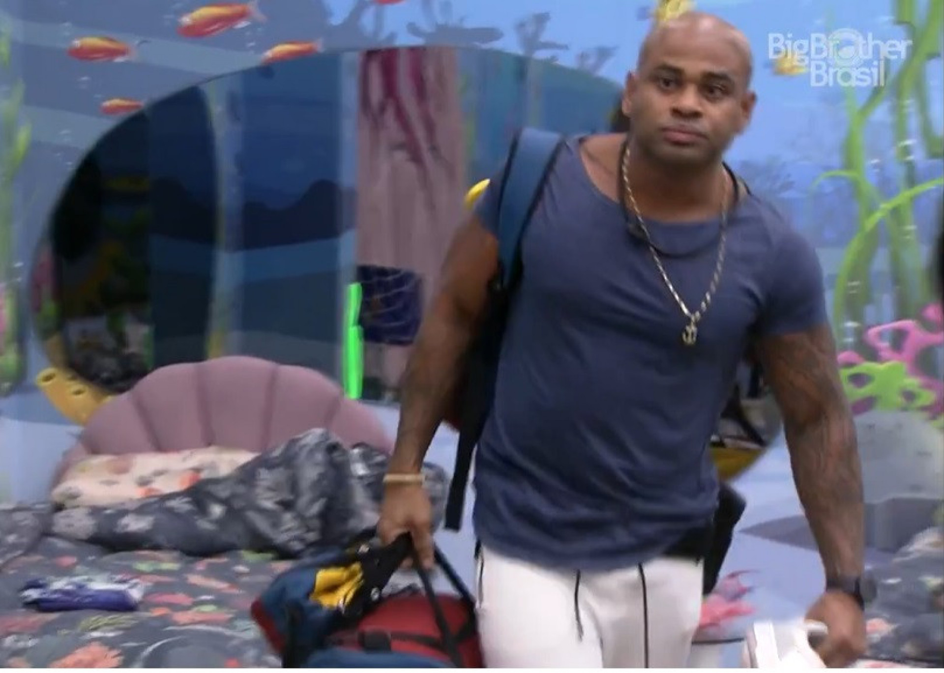 Após se sentir desprotegido por aliados, Cezar deixa o Quarto Fundo do Mar   - Reprodução do Instagram