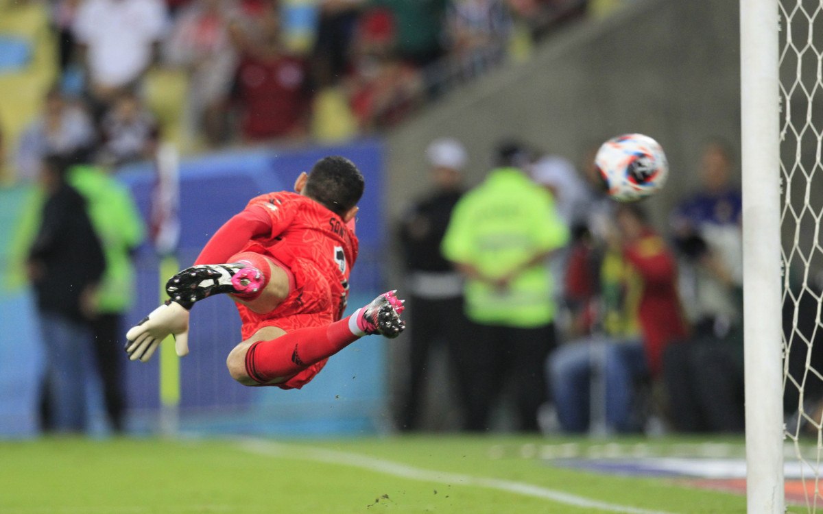 Partida valida pelo segundo jogo da final do Campeonato Carioca 2023, entre Fluminense x Flamengo, no Maracan&atilde;, Zona Norte do Rio de Janeiro neste domingo(09).