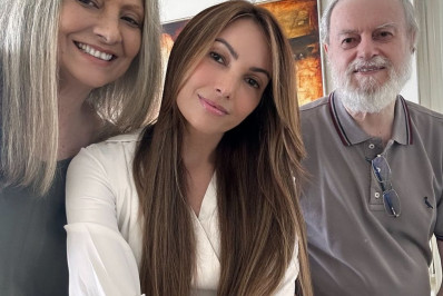 Patrícia Poeta celebra a Páscoa com os pais e diz: 'Mais amor e menos ódio'