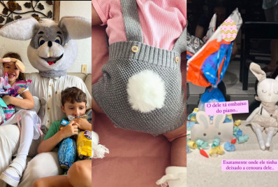 Confira como os famosos escolheram comemorar a Páscoa