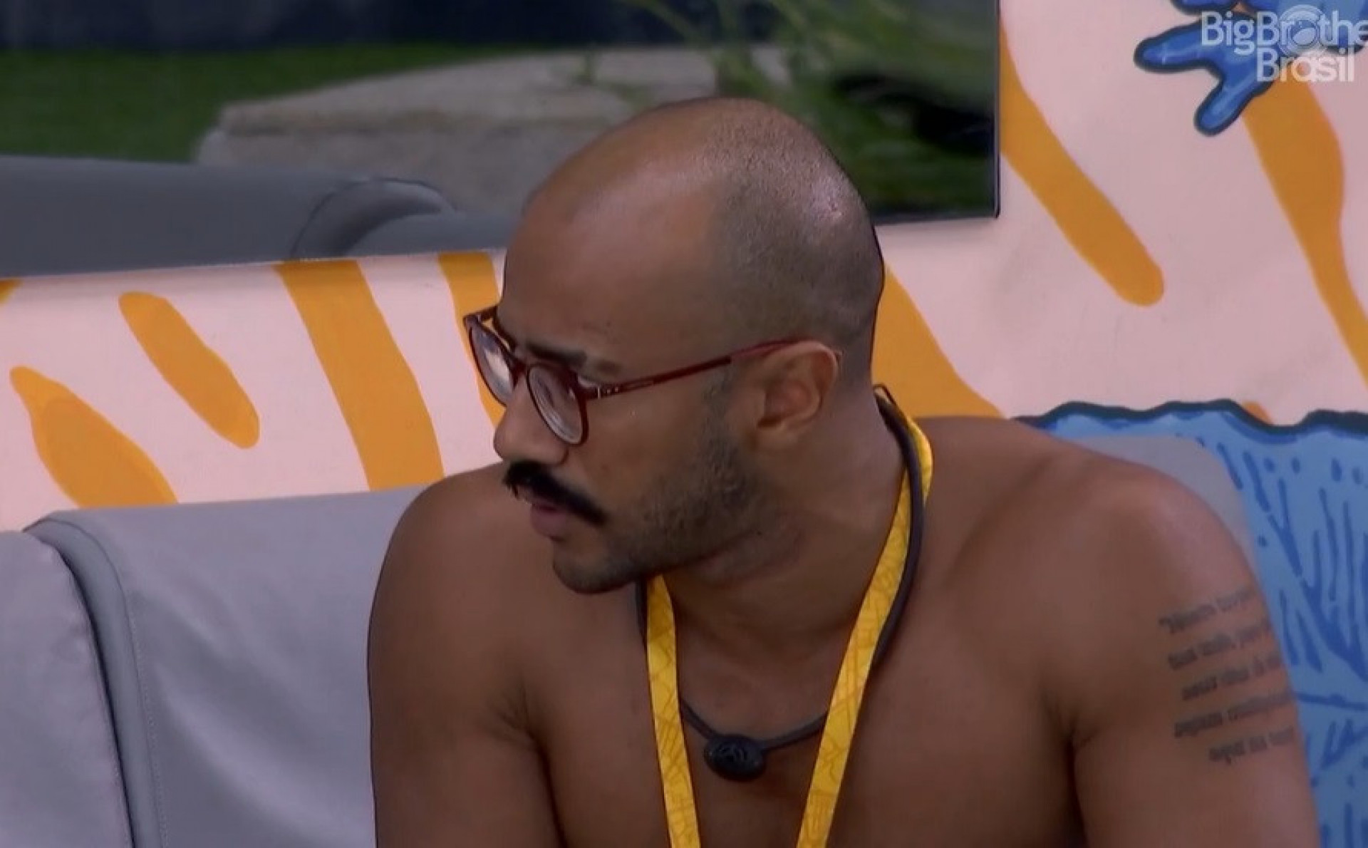 Ricardo fala sobre jogo em conversa com Domitila  - Reprodução da TV Globo