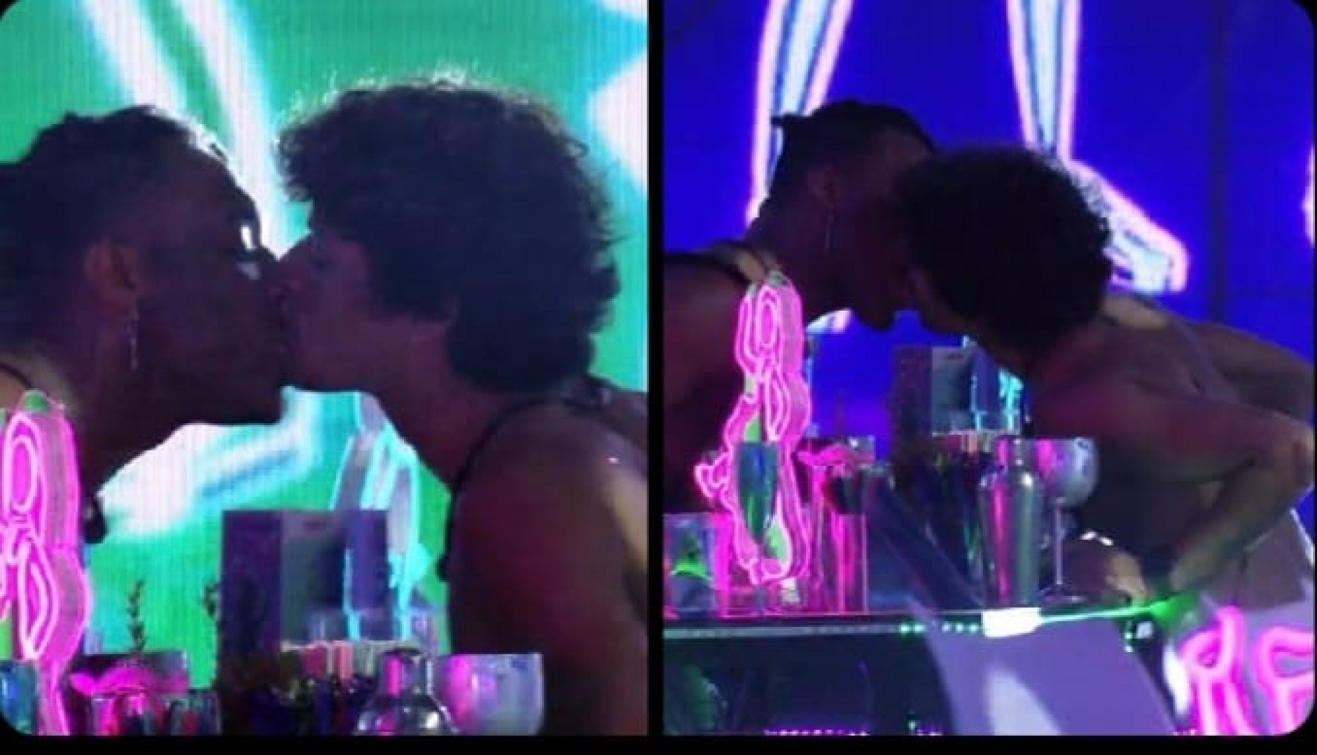 Gabriel Santana Flagrado aos Beijos em noite carioca - Foto reprodução Internet