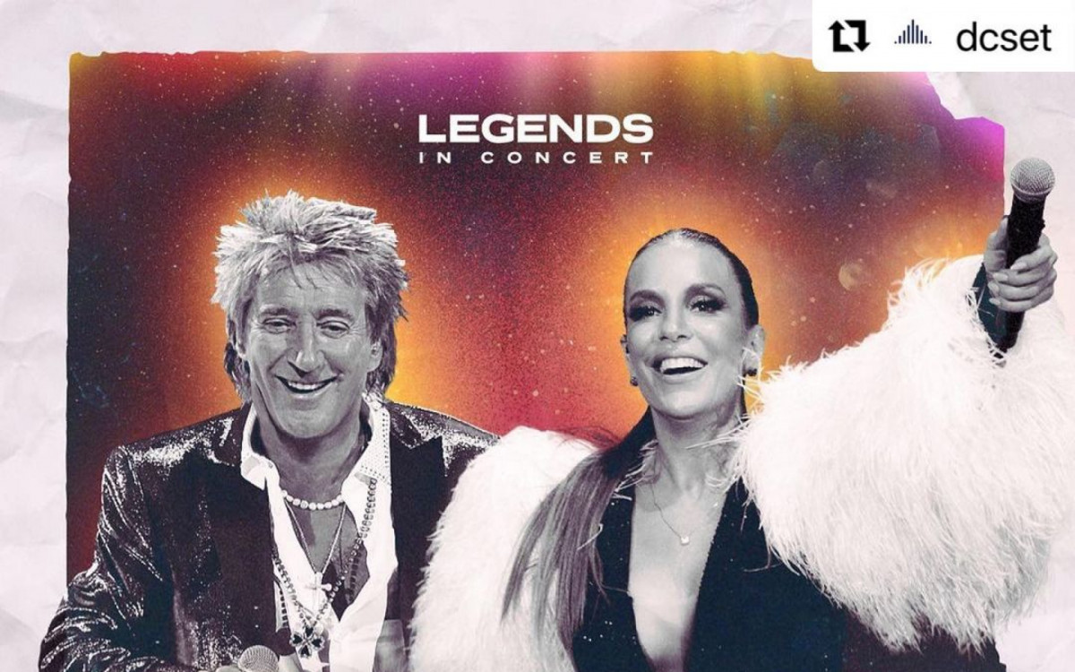Rod Stewart e Ivete Sangalo far&atilde;o show juntos em S&atilde;o Paulo, em setembro deste ano