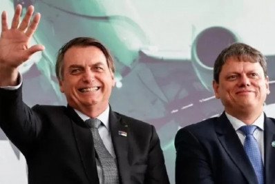 Tarcísio afasta atritos e convida Bolsonaro para visitar o Bandeirantes